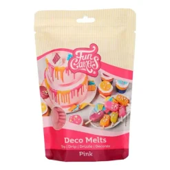 Deco Melts rosa 250 g - Funcakes