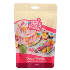 Deco Melts verdes sabor manzana 250 g - Funcakes
