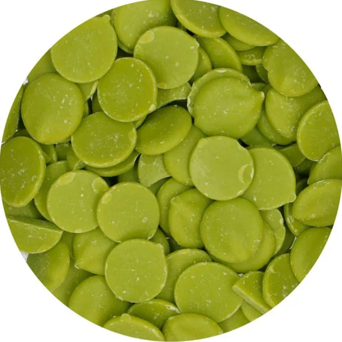 Deco Melts verdes sabor manzana 250 g - Funcakes