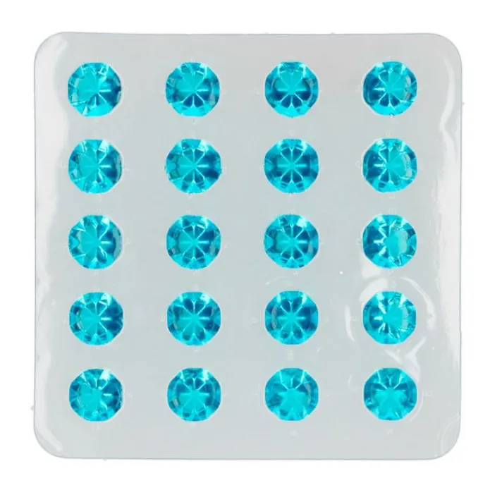 Diamantes de gelatina azules (20) - Funcakes