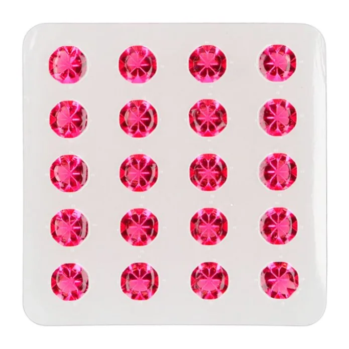 Diamantes de gelatina rosas (20) - Funcakes
