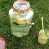 Dispensador de cristal con grifo con estrías 5 litros - Kilner