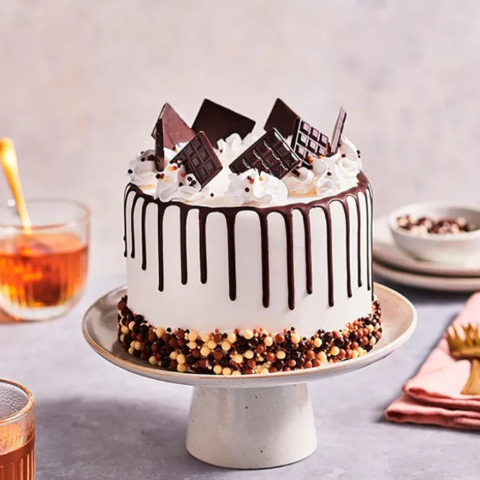 Drip de chocolate marrón oscuro 180 g - Funcakes