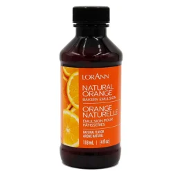 Emulsión de naranja 118 ml - Sin gluten - LorAnn