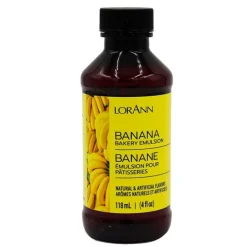 Emulsión de plátano 118 ml - Sin gluten - LorAnn