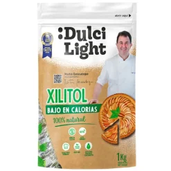 Endulzante sin azúcar Xilitol, azúcar de abedul 1 kg - Sin gluten - DulciLight