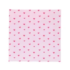 Envoltorios de papel rosa corazones 25 x 25 cm (50) - Simply Making