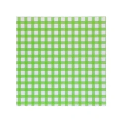 Envoltorios de papel verde vichy 25 x 25 cm (50) - Simply Making