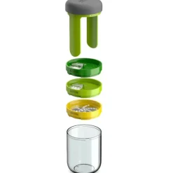 Espiralizador fino y grueso con rallador 16 cm - Acero inoxidable - Joseph Joseph