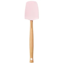 Espátula Craft cuchara con mango de madera 28 cm Powder pink - Silicona - Le Creuset