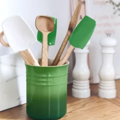 Espátula Craft media con mango de madera 29 cm Bamboo - Silicona - Le Creuset