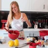 Espátula cuchara roja 30 cm - Silicona - KitchenAid