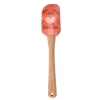 Espátula de silicona con mango de madera roja Sweet Love 25 cm - Städter