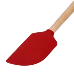 Espátula lengua roja mango madera 30 cm - Silicona - KitchenAid