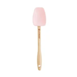 Espátula mini con forma de cuchara y mango de madera 17 cm Shell Pink - Silicona - Le Creuset