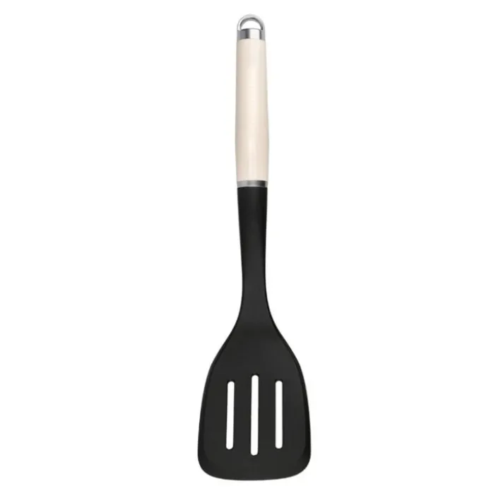 Espátula plana ranurada crema 36 cm - Nylon - KitchenAid