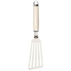Espátula ranurada flexible larga crema 33 cm - Acero inoxidable - KitchenAid