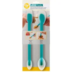 Espátulas de silicona con cucharas medidoras Versa-Tools (2) - Wilton