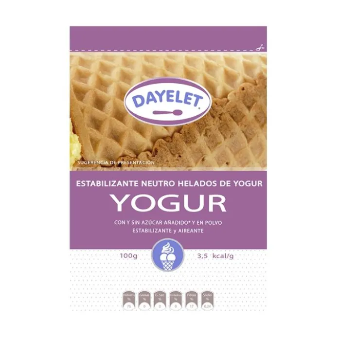 Estabilizante neutro helados de yogur 100 gr - Sin gluten - Dayelet