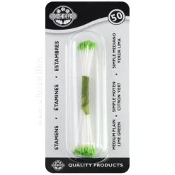 Estambres para flores verde lima (50) - JEM