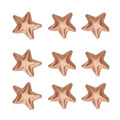 Estrellas grandes bronce de azúcar (24) - Funcakes