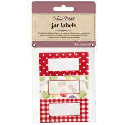 Etiquetas adhesivas rojo vintage (30) - Kitchen Craft