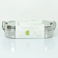 Fiambrera con contenedor Kangra 800 ml - Acero inoxidable - A Slice of Green
