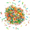 Fideos de azúcar multicolor 100 g - Sin gluten - Dekora