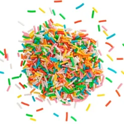 Fideos de azúcar multicolor 100 g - Sin gluten - Dekora