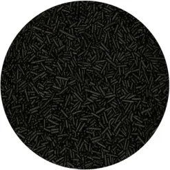 Fideos de azúcar negros 80 g - Funcakes