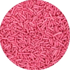 Fideos de azúcar rosas Jimmies 150 g - Wilton