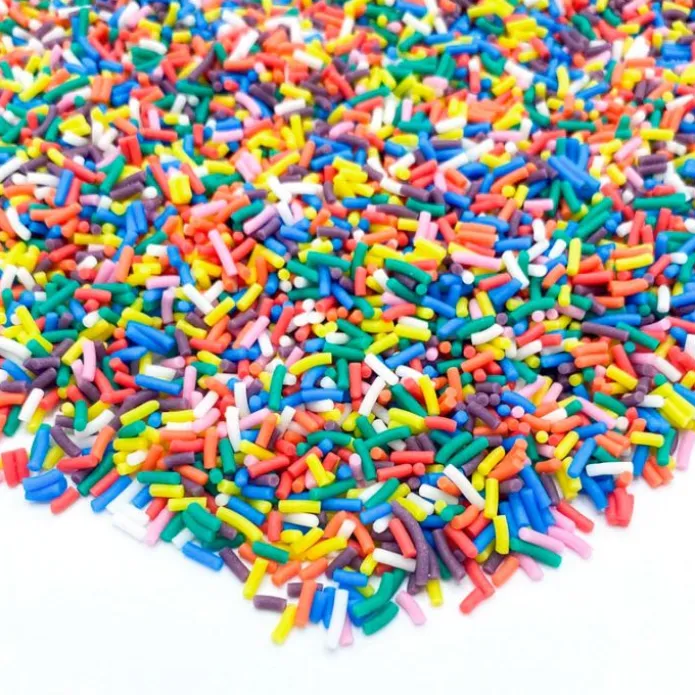 Fideos multicolores Funfetti Bakeable Strands 80 g - Happy Sprinkles
