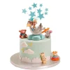 Figura cigüeña bebé niño 10 cm - Dekora