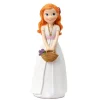 Figura niña de Comunión cesta de flores 15,5 cm - Mopec