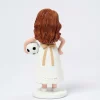 Figura niña de Comunión con pelota 13 cm - Mopec