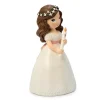 Figura niña de Comunión con vela 13 cm - Mopec