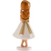 Figura niña de comunión rubia descalza 13 cm - Dekora