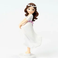 Figura niña de Comunión sujetando la falda 16 cm - Mopec