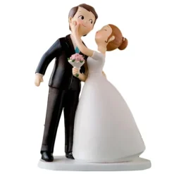 Figura novios beso 21 cm - Mopec