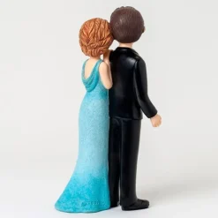 Figura pareja de novios aniversario boda 25 años 21 cm - Mopec