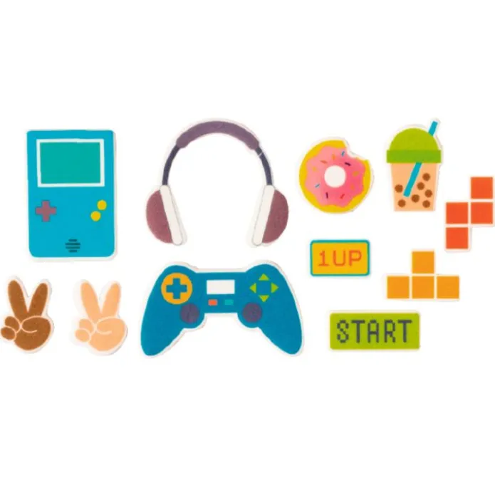 Figuras de azúcar gamer videojuegos (11) - Sin gluten - Decora