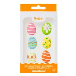 Figuras de azúcar huevos de Pascua (6) - Sin gluten - Decora