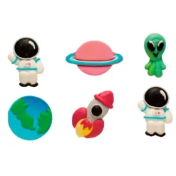 Figuras de azúcar universo (6) - Sin gluten - Decora