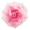 Flor de oblea rosa color rosa 12,5 cm - Sin gluten - Dekora