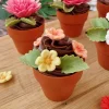 Flores amarillas y hojas de azúcar (13) - Sin gluten - Dekora