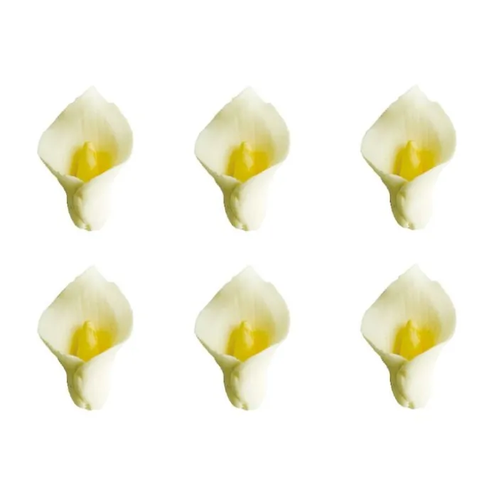 Flores Calas de azúcar 4 cm (6) - Decora