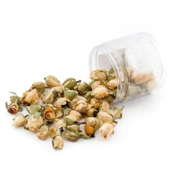 Flores comestibles capullos de rosa en blanco 20 g - Happy Sprinkles