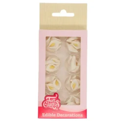Flores de azúcar calas blancas (24) - Funcakes