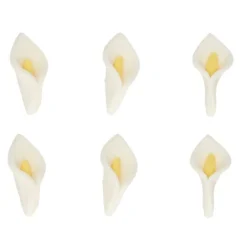 Flores de azúcar calas blancas (24) - Funcakes