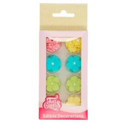 Flores de azúcar de colores variadas (32) - Funcakes